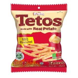 Tetos Bbq Flavoured Snacks 60G